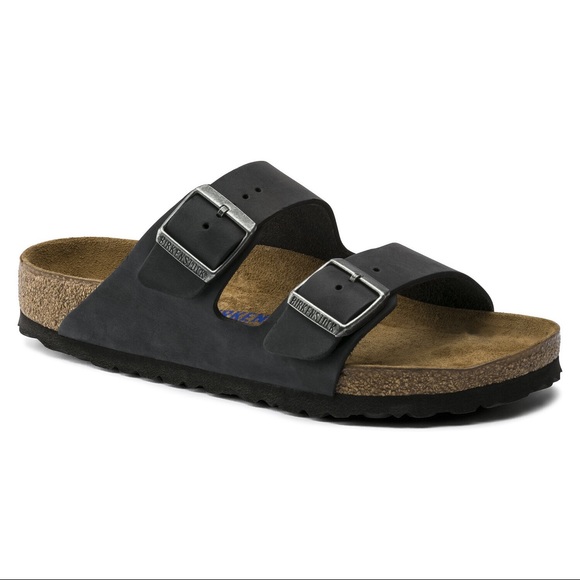 Birkenstock Shoes - Birkenstocks, size 36 Arizona, black oiled leather